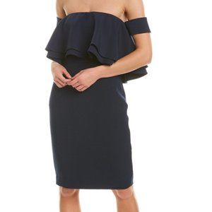 Badgley Mischka Off-Shoulder Dress